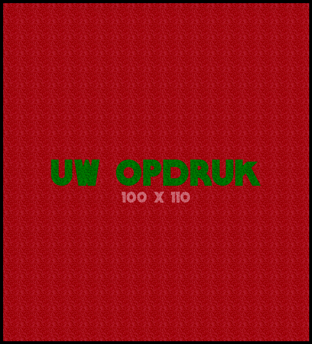 Logomat/deurmat indoor<br>100 x 110 cm met rand