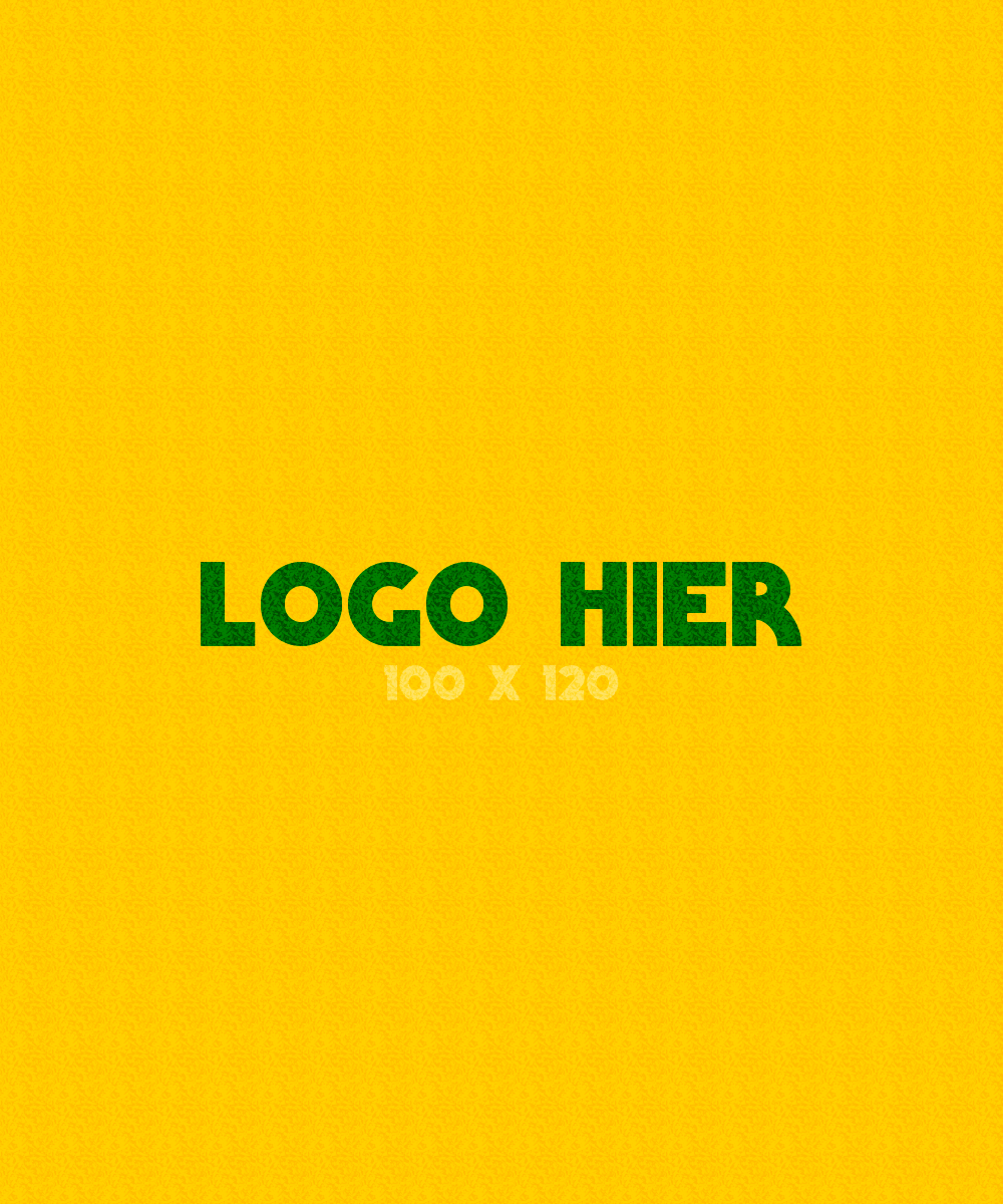 Logomat/deurmat indoor<br>100 x 120 cm zonder rand