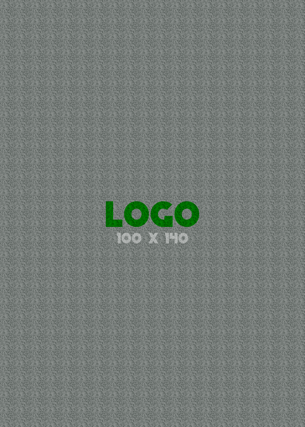 Logomat/deurmat indoor<br>100 x 140 cm zonder rand