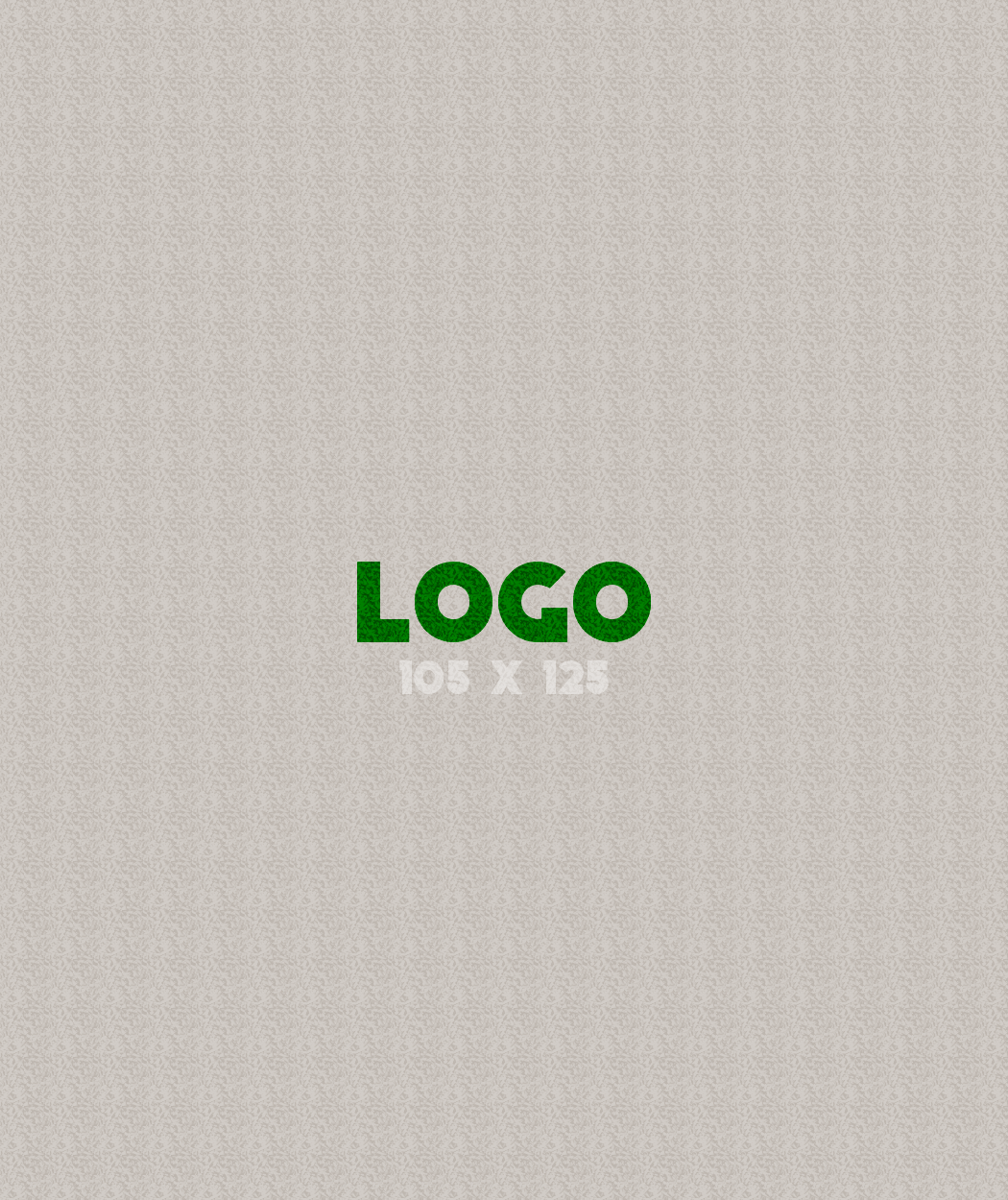 Logomat/deurmat indoor<br>105 x 125 cm zonder rand