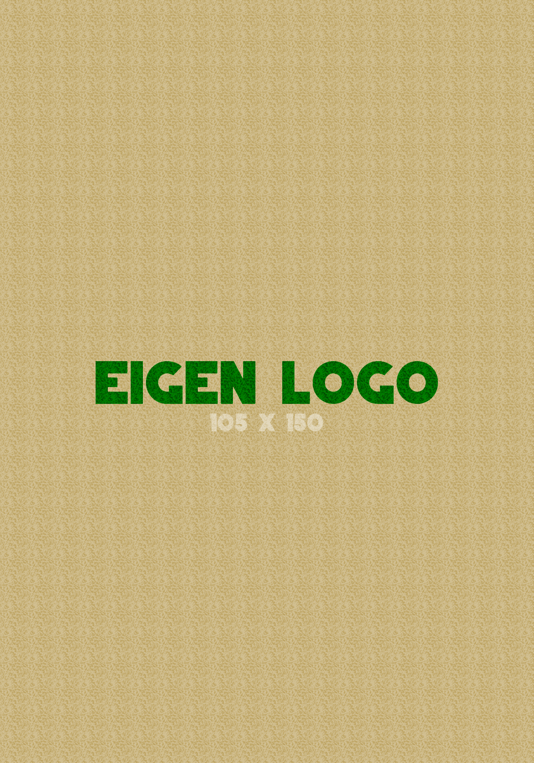 Logomat/deurmat indoor<br>105 x 150 cm zonder rand