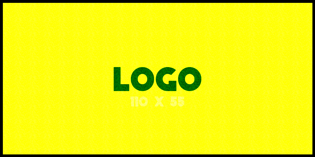 Logomat/deurmat indoor<br>110 x 55 cm met rand