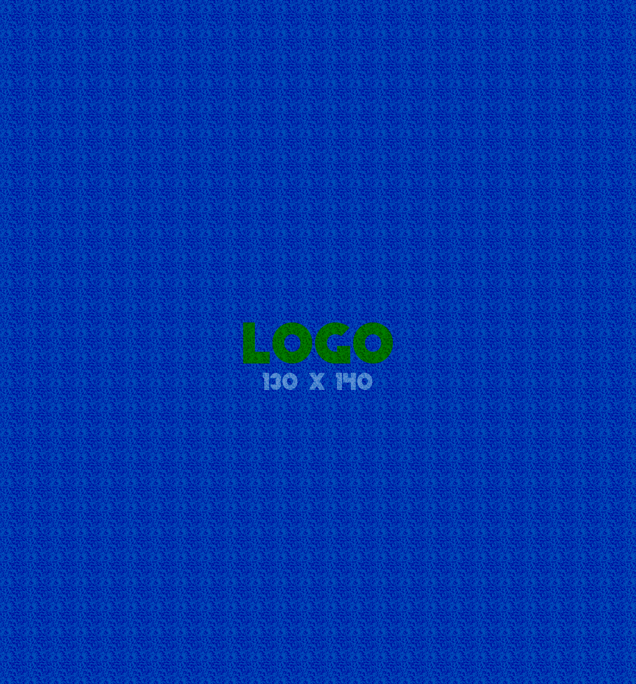 Logomat/deurmat indoor<br>130 x 140 cm zonder rand