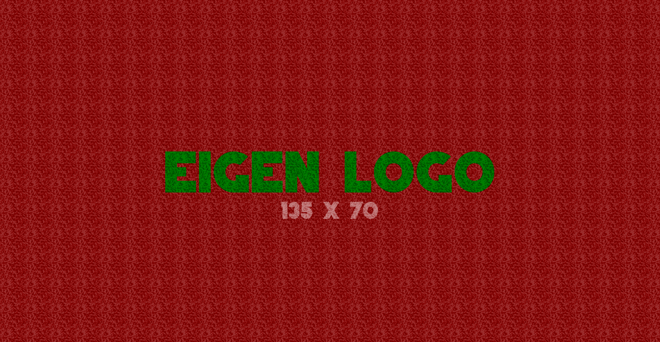 Logomat/deurmat indoor<br>135 x 70 cm zonder rand