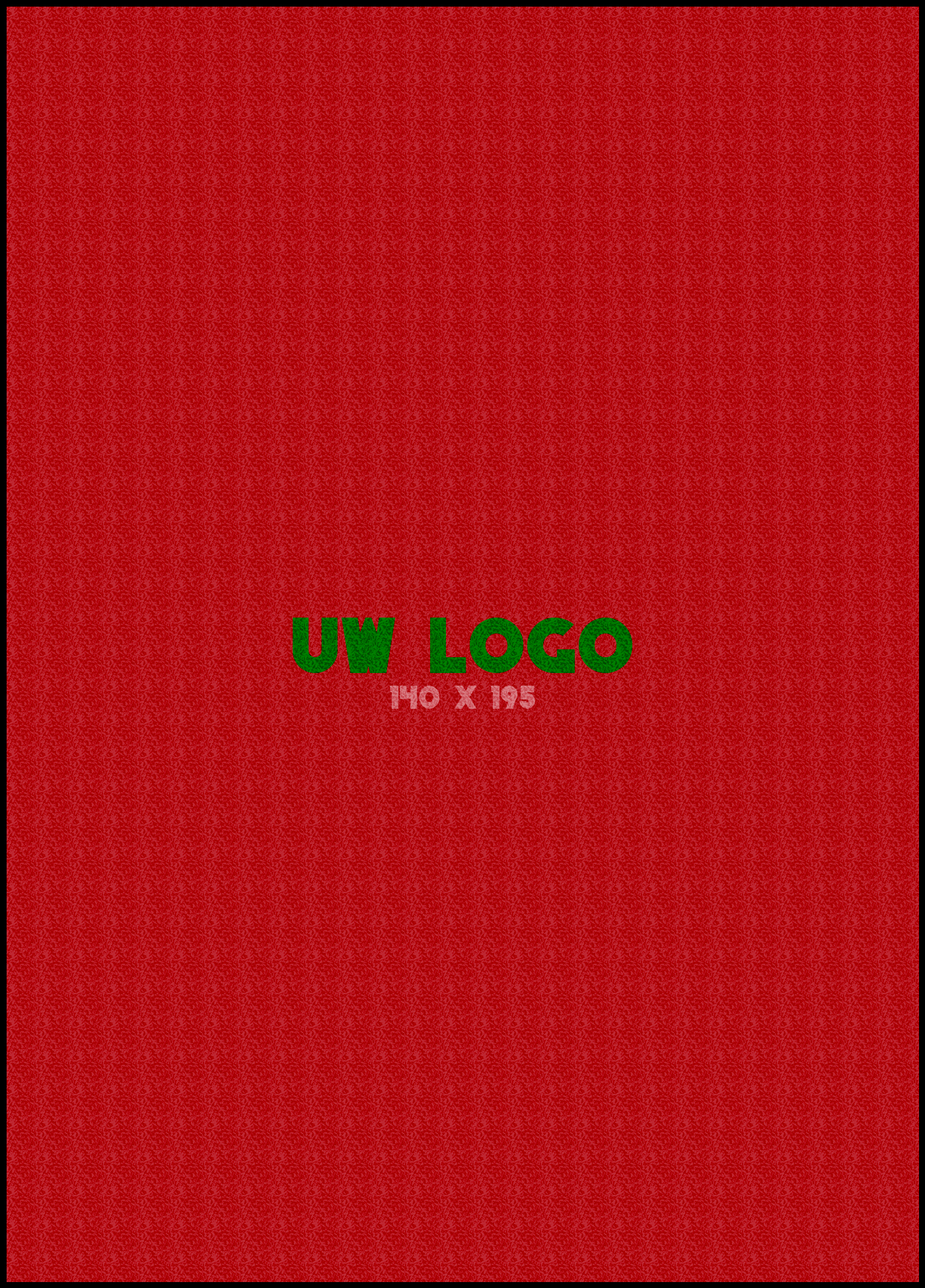 Logomat/deurmat indoor<br>140 x 195 cm met rand