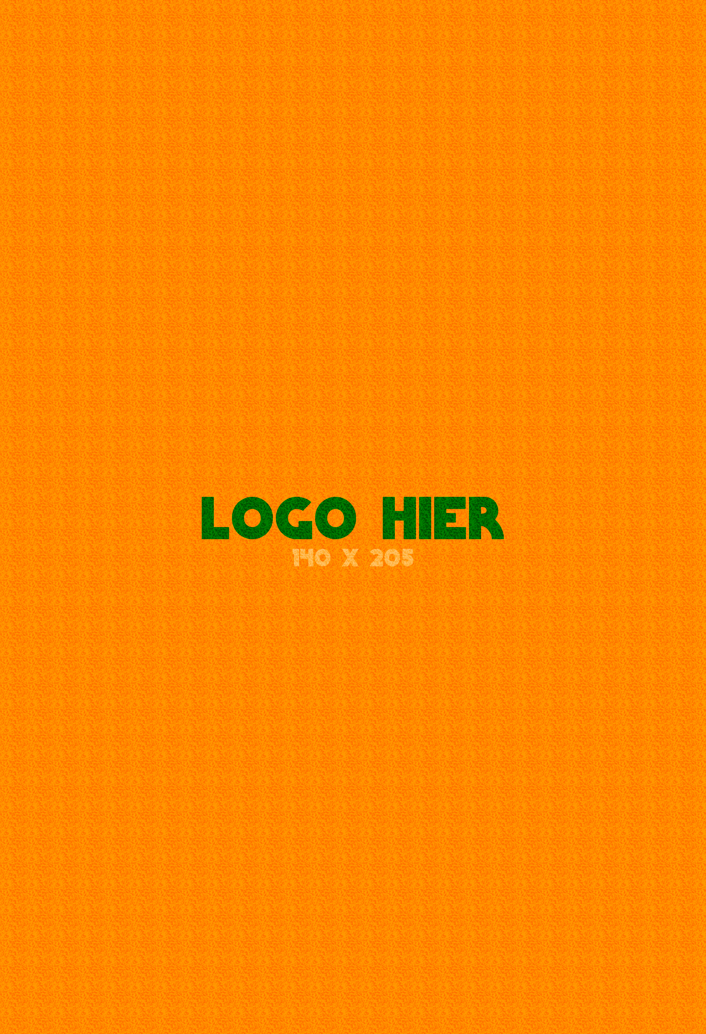Logomat/deurmat indoor<br>140 x 205 cm zonder rand
