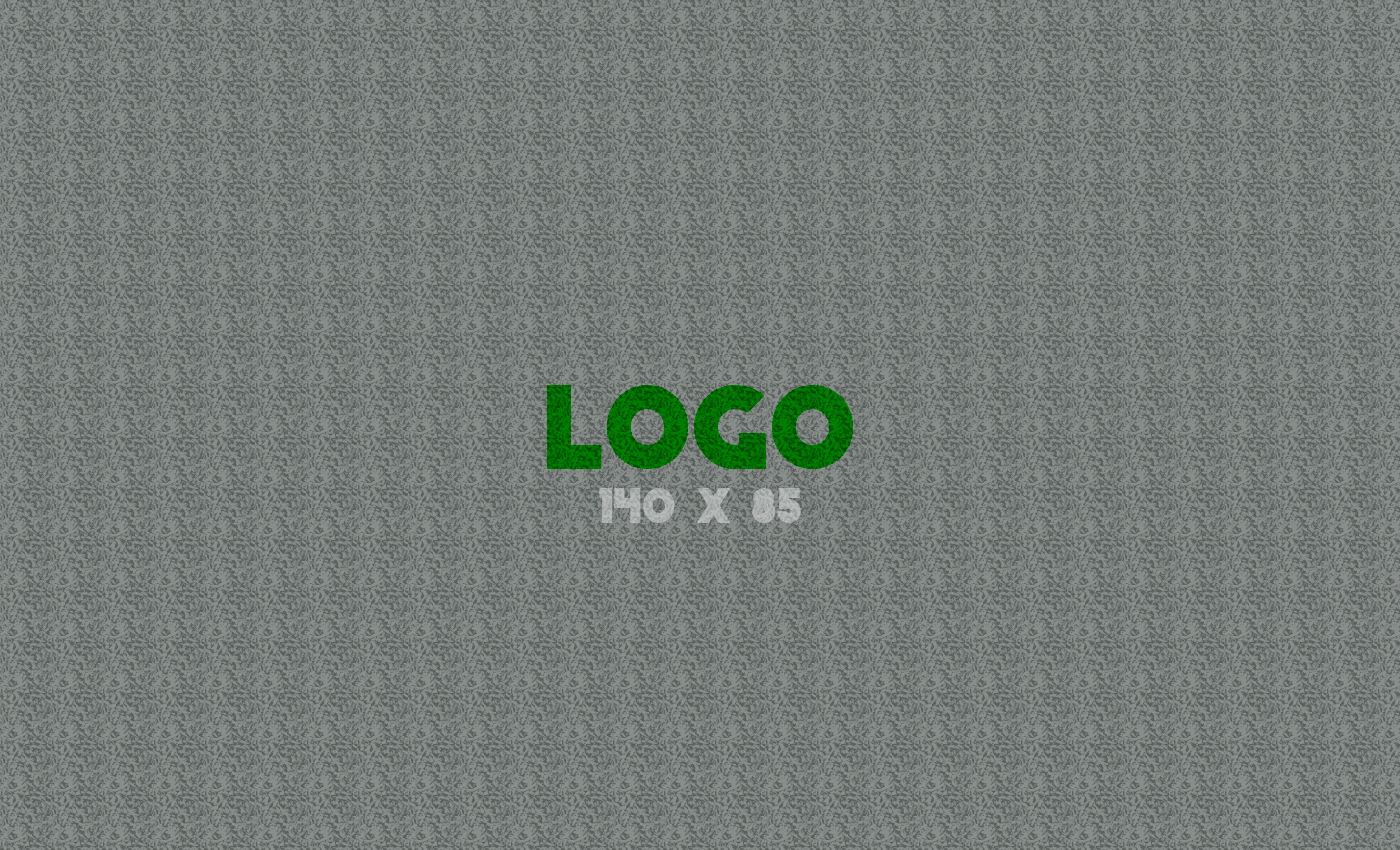 Logomat/deurmat indoor<br>140 x 85 cm zonder rand