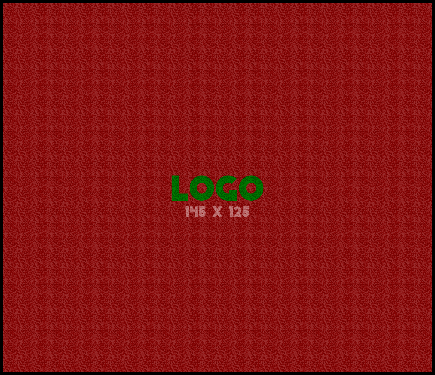 Logomat/deurmat indoor<br>145 x 125 cm met rand
