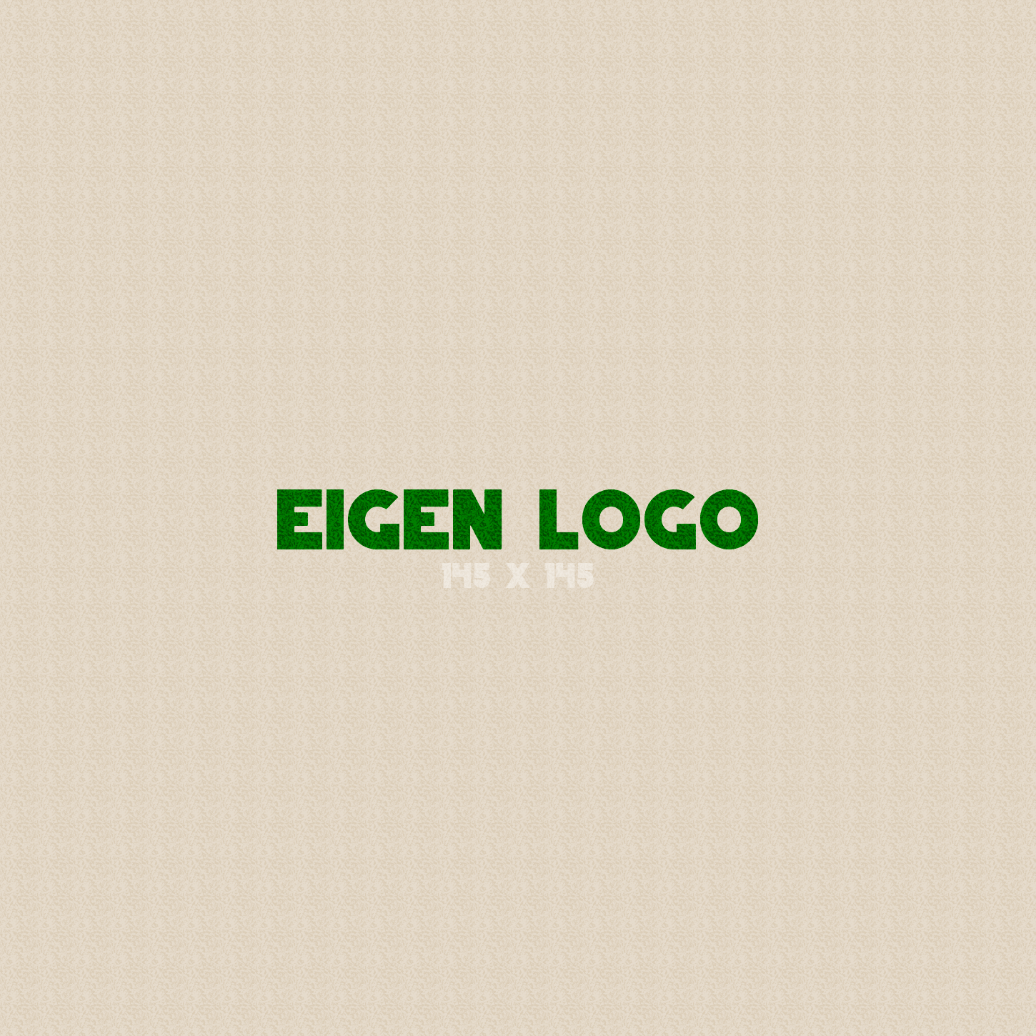 Logomat/deurmat indoor<br>145 x 145 cm zonder rand