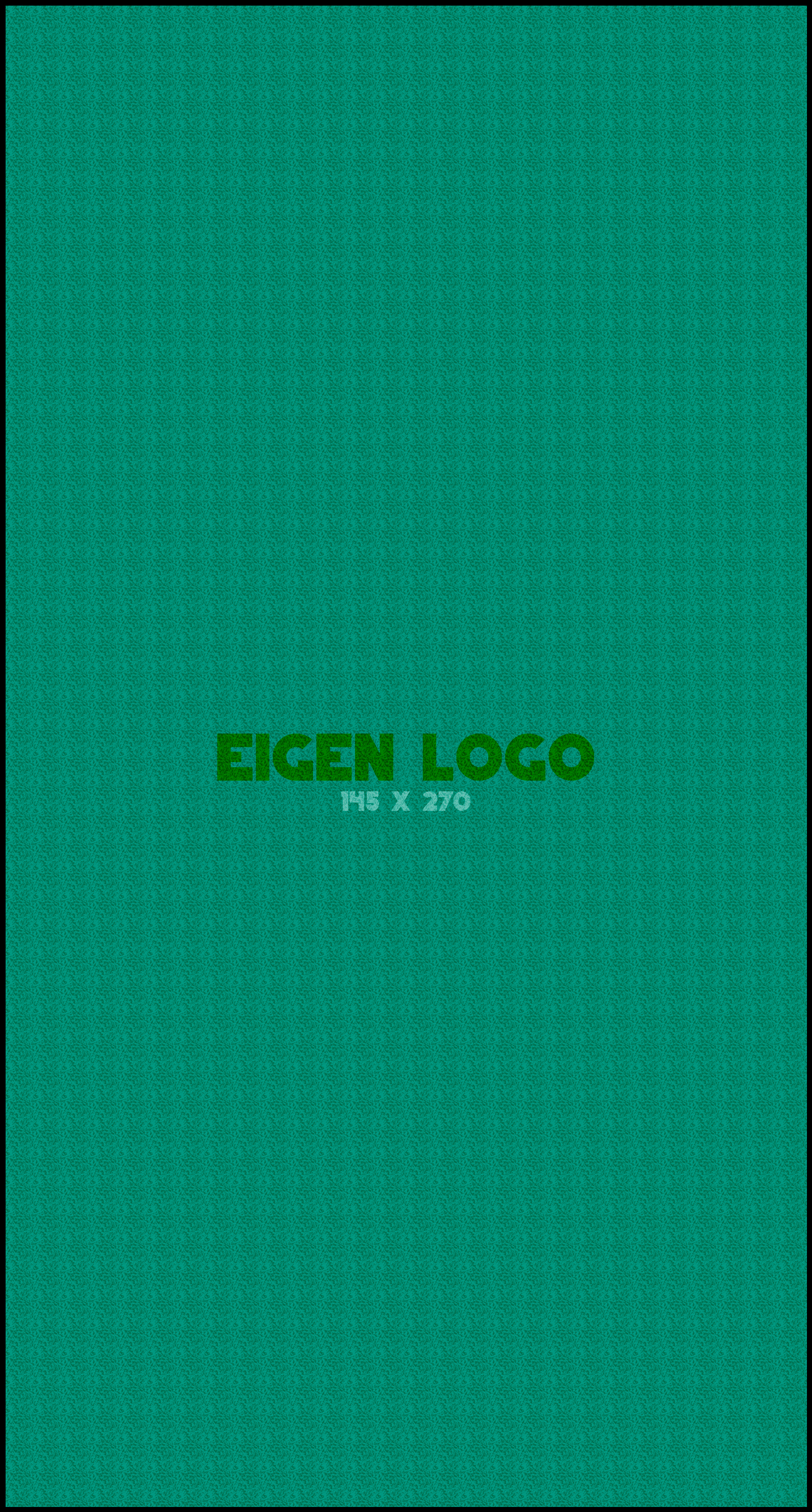 Logomat/deurmat indoor<br>145 x 270 cm met rand