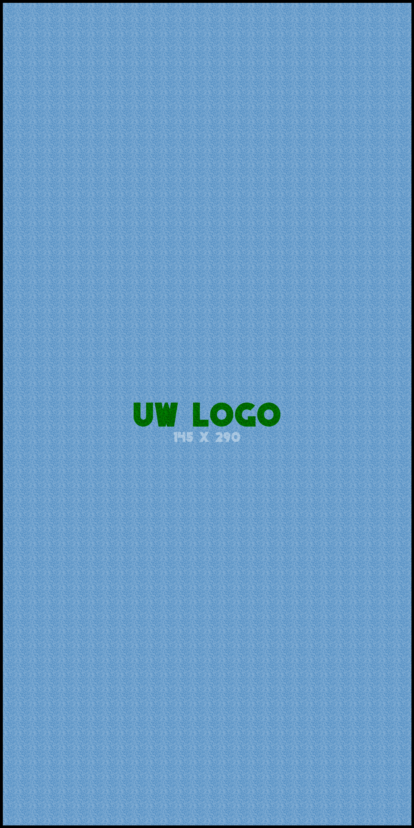 Logomat/deurmat indoor<br>145 x 290 cm met rand