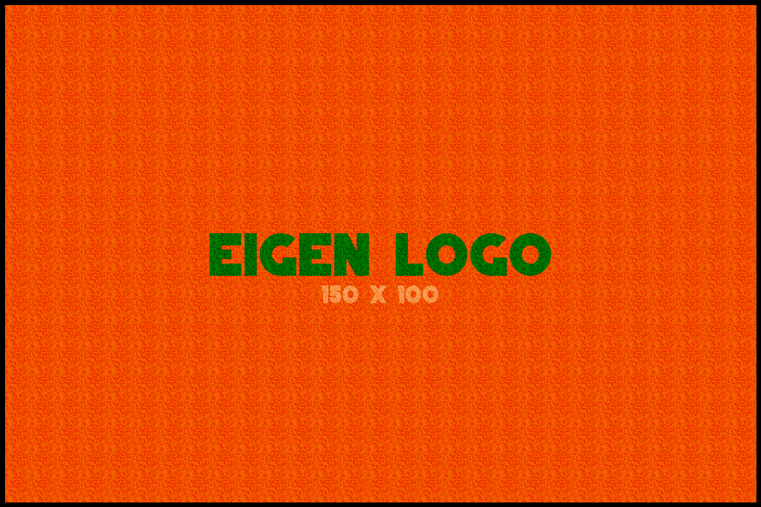 Logomat/deurmat indoor<br>150 x 100 cm met rand