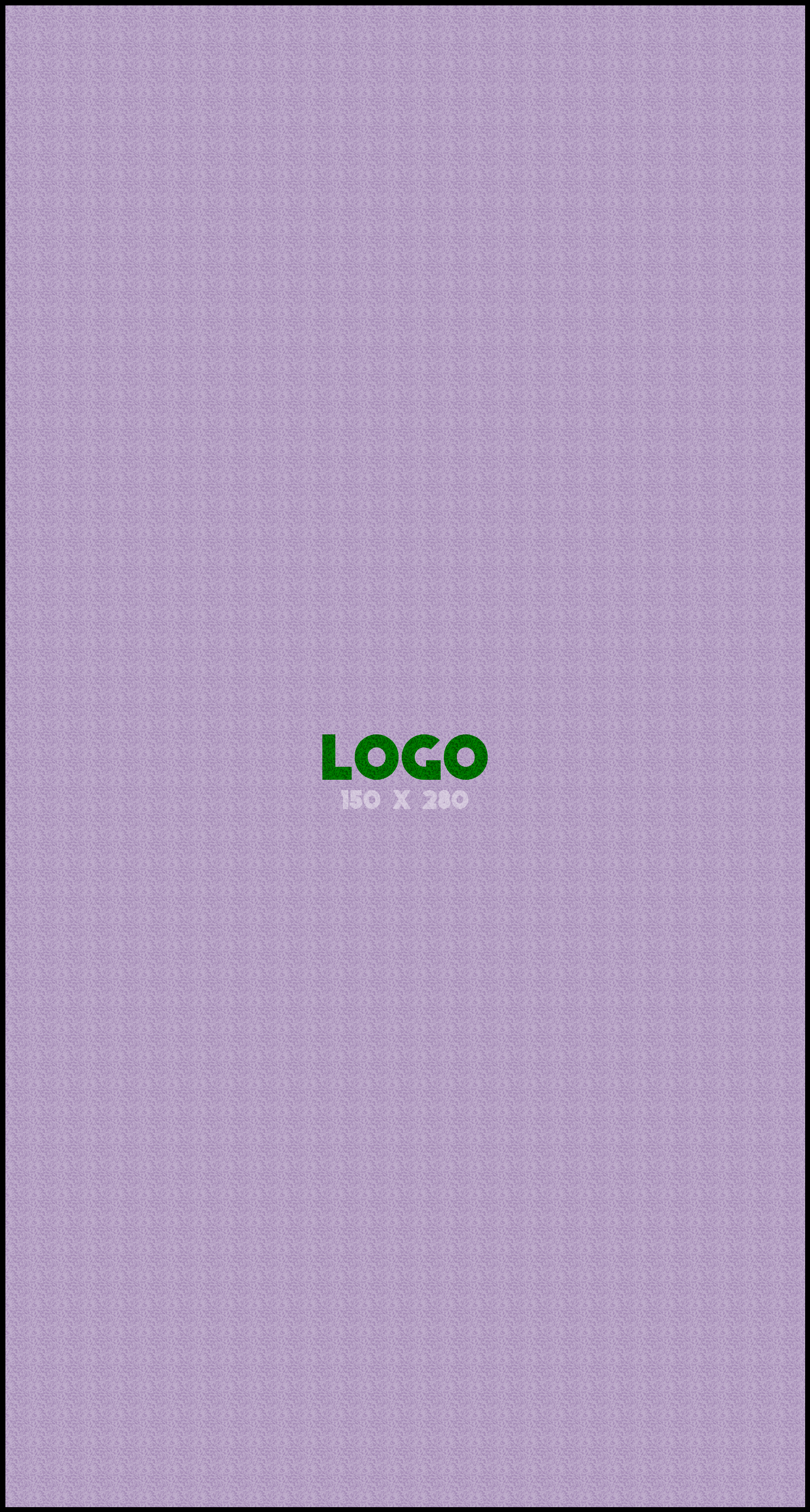 Logomat/deurmat indoor<br>150 x 280 cm met rand