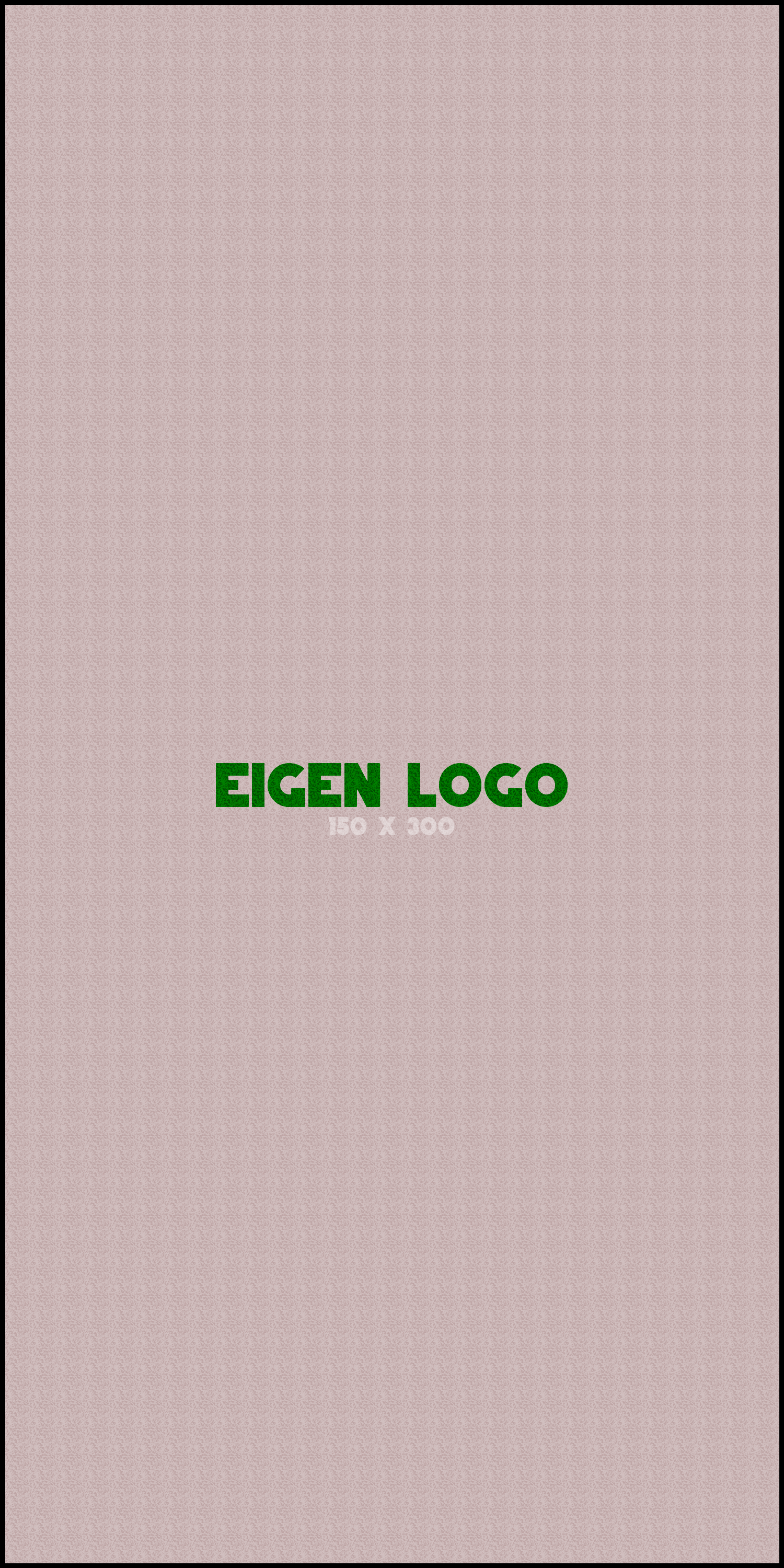 Logomat/deurmat indoor<br>150 x 300 cm met rand