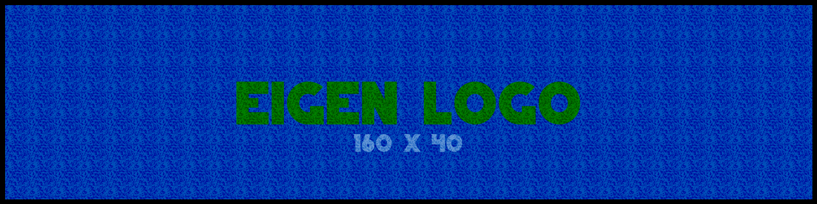 Logomat/deurmat indoor<br>160 x 40 cm met rand
