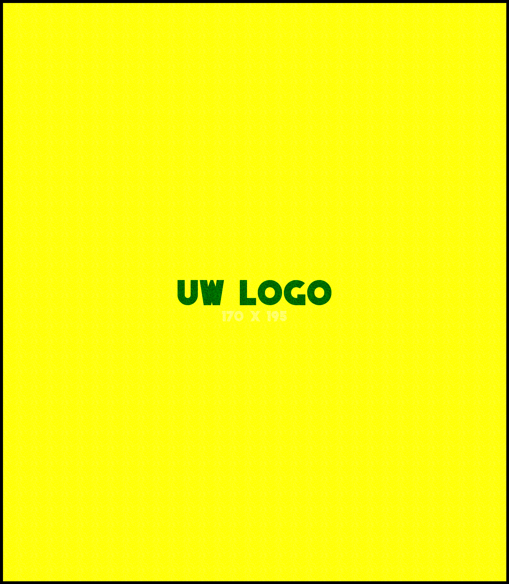 Logomat/deurmat indoor<br>170 x 195 cm met rand