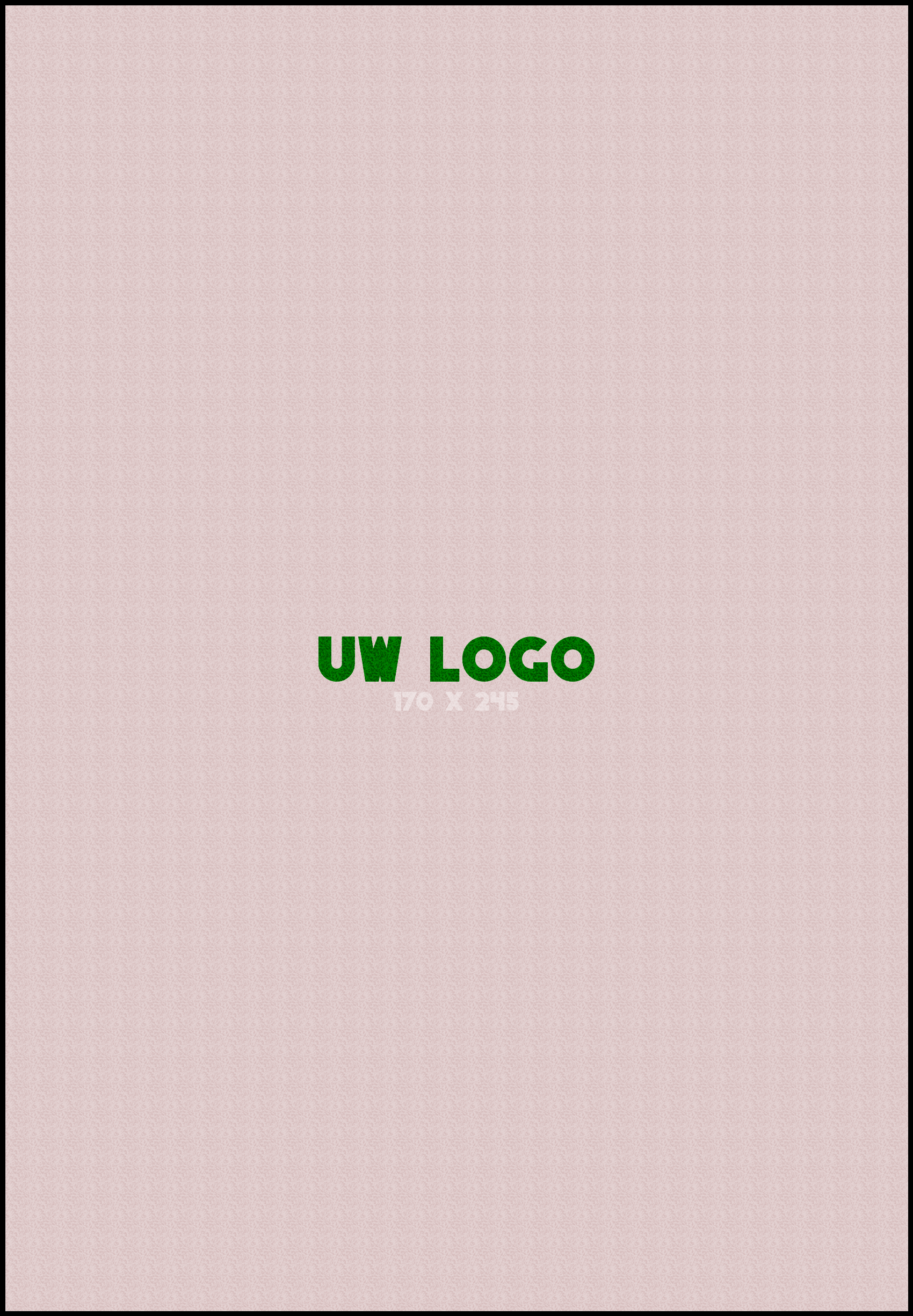 Logomat/deurmat indoor<br>170 x 245 cm met rand