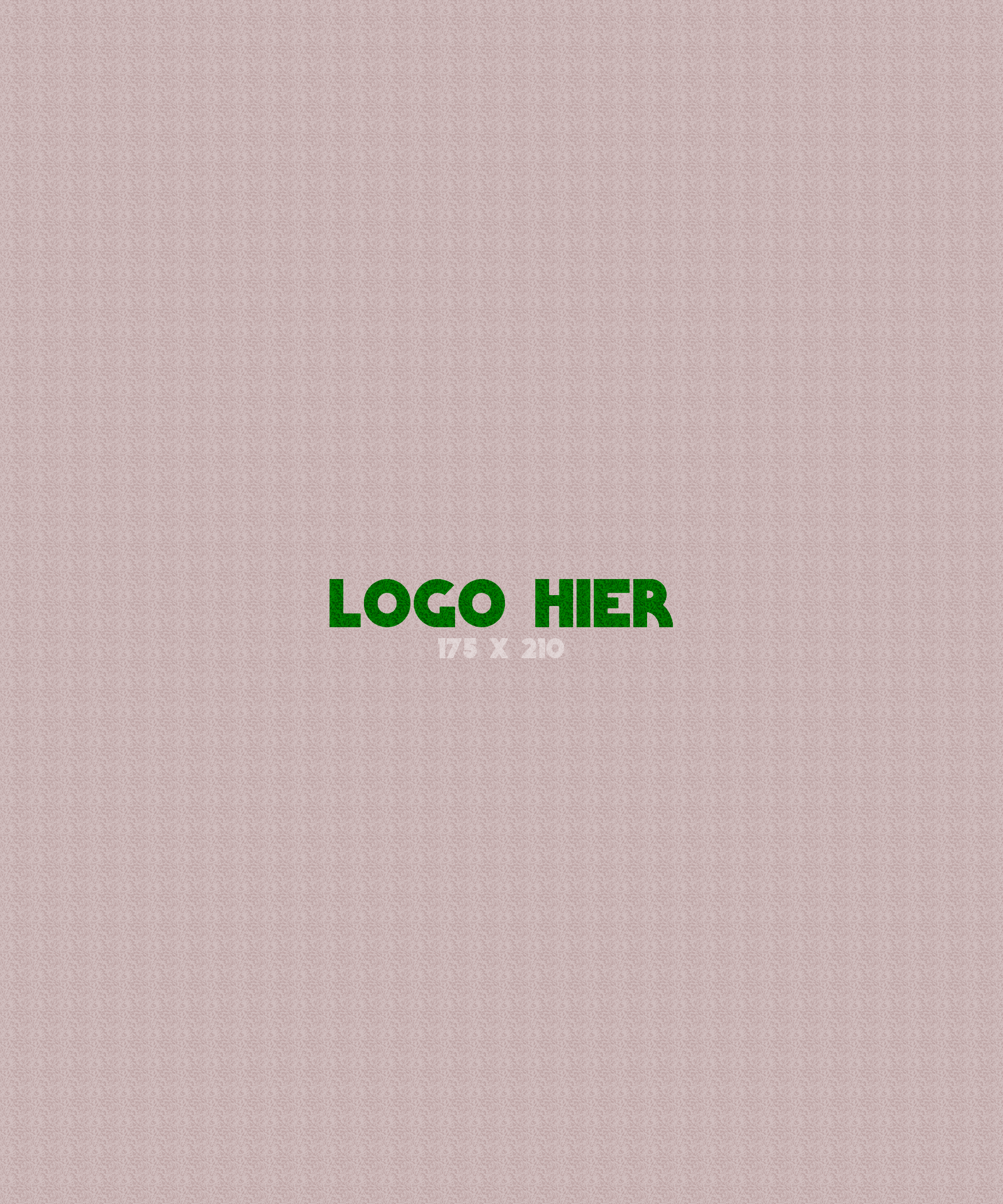 Logomat/deurmat indoor<br>175 x 210 cm zonder rand