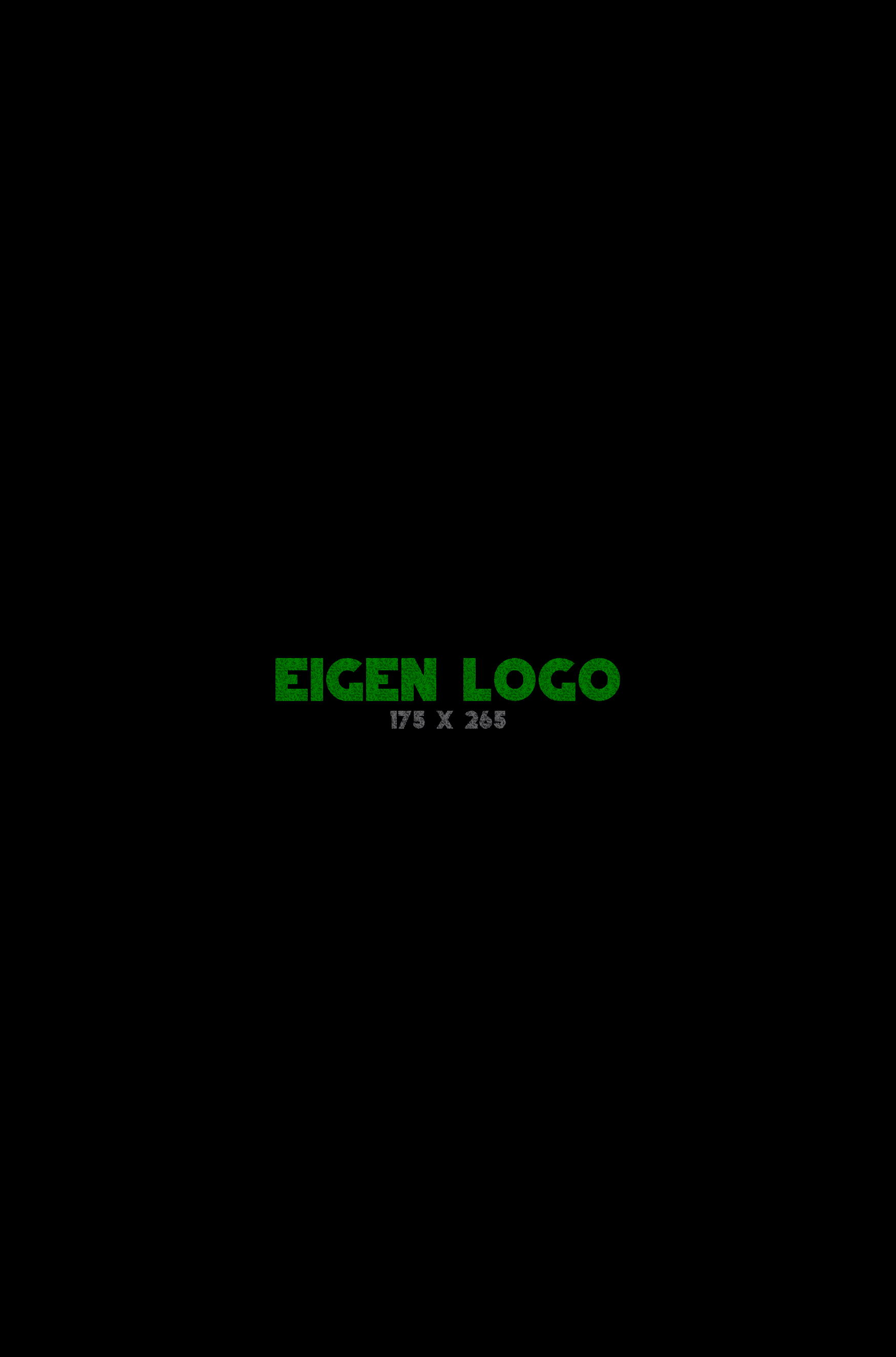 Logomat/deurmat indoor<br>175 x 265 cm zonder rand