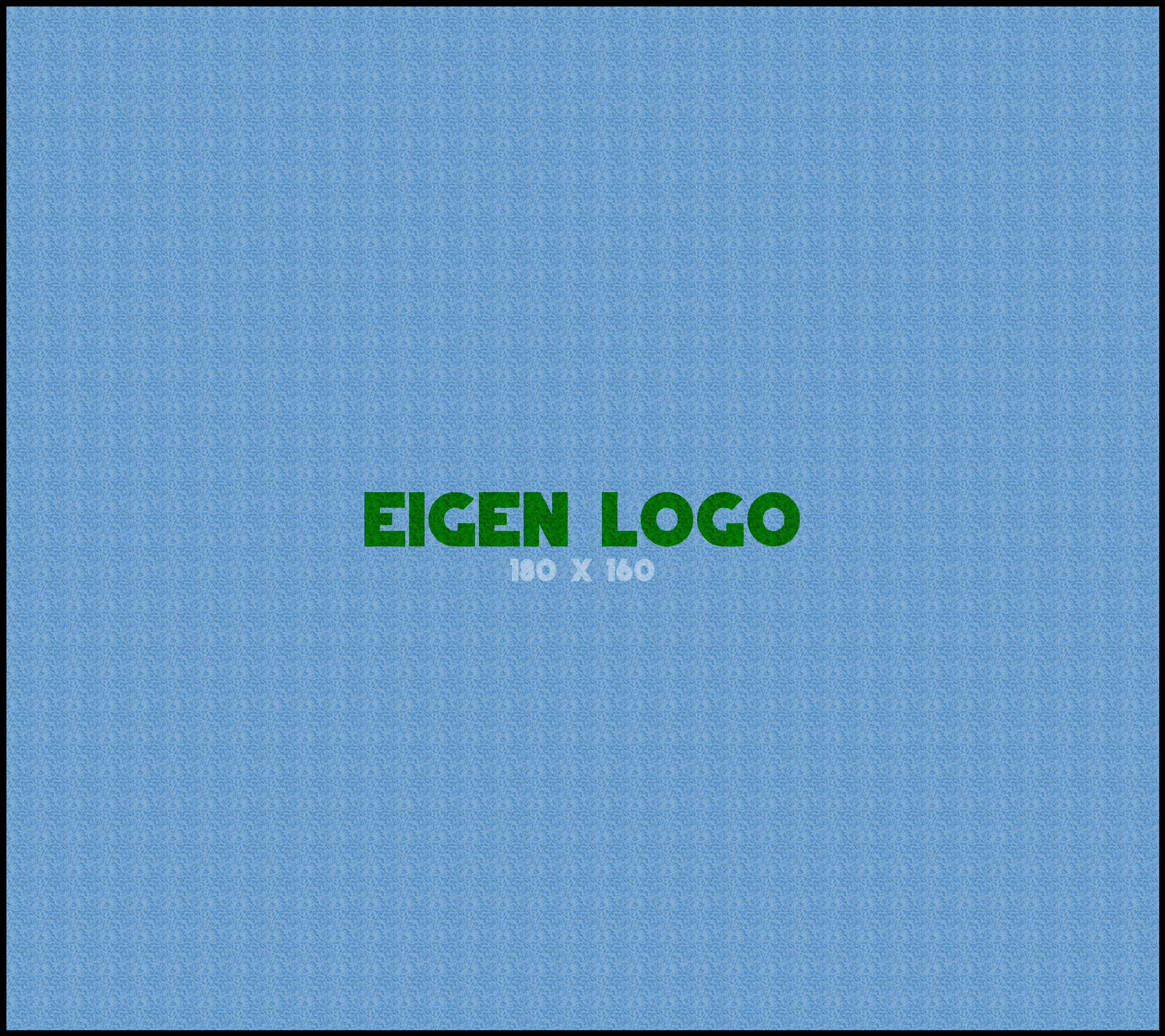 Logomat/deurmat indoor<br>180 x 160 cm met rand