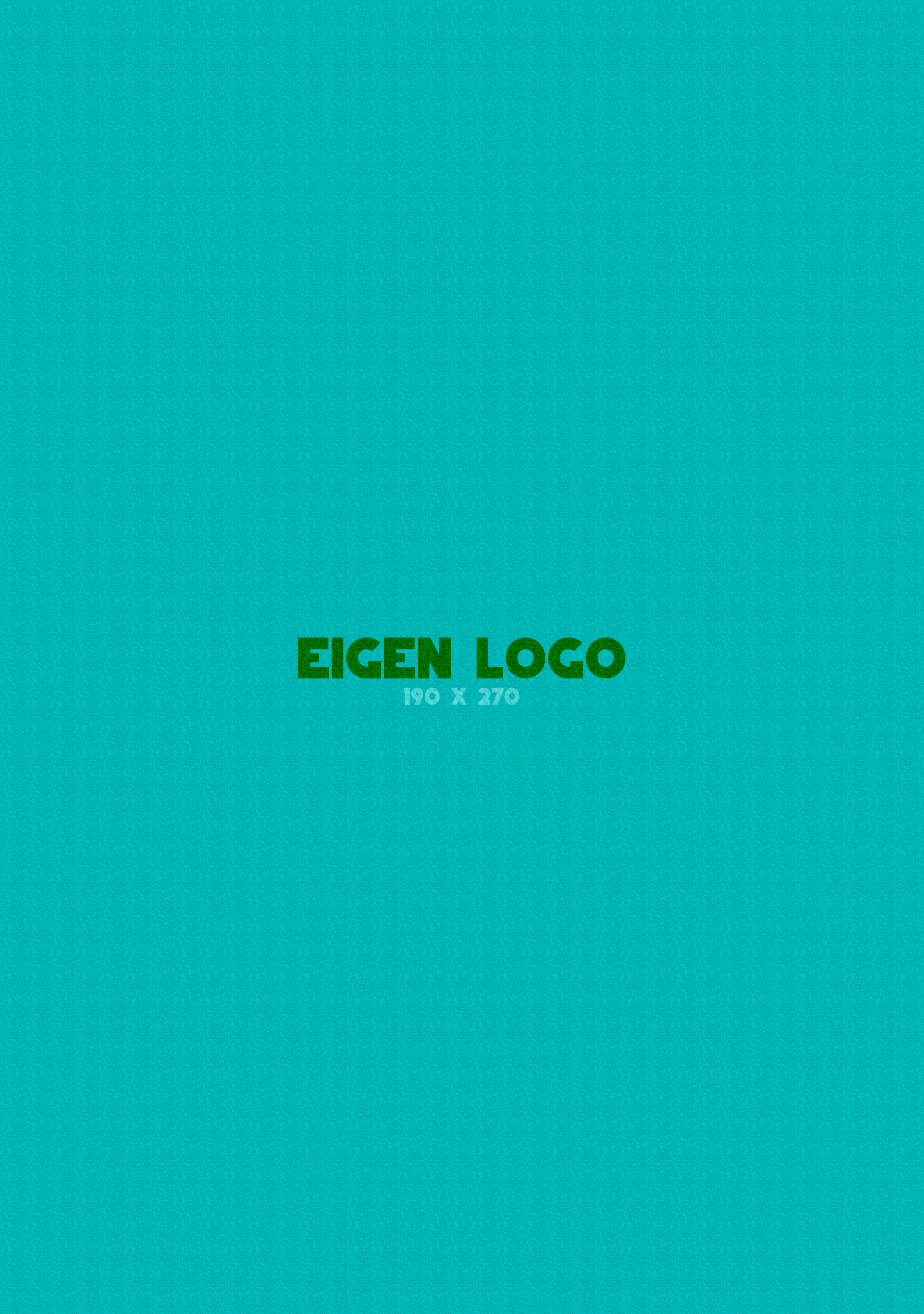 Logomat/deurmat indoor<br>190 x 270 cm zonder rand