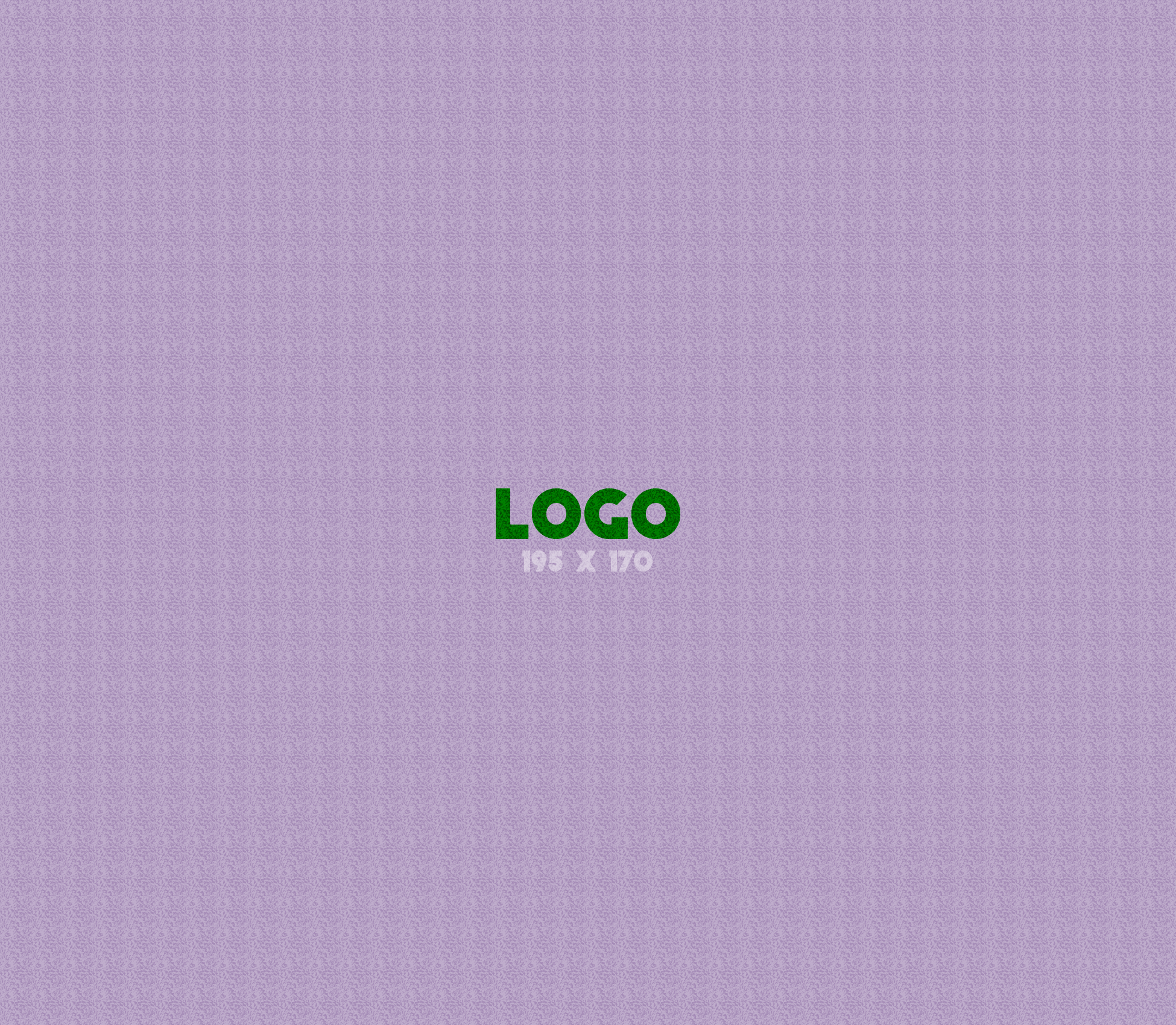 Logomat/deurmat indoor<br>195 x 170 cm zonder rand