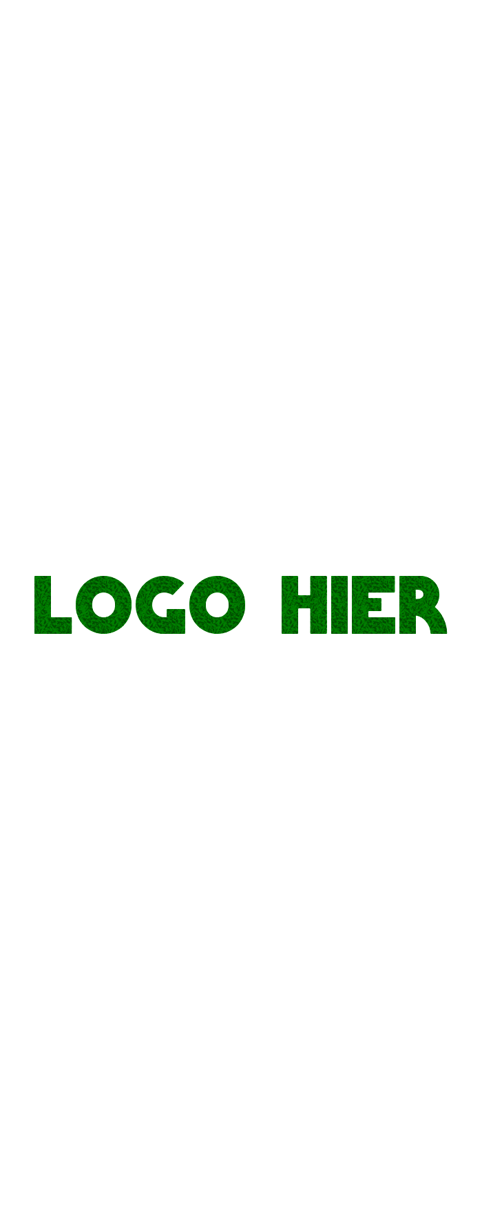 Logomat/deurmat indoor<br>70 x 175 cm zonder rand