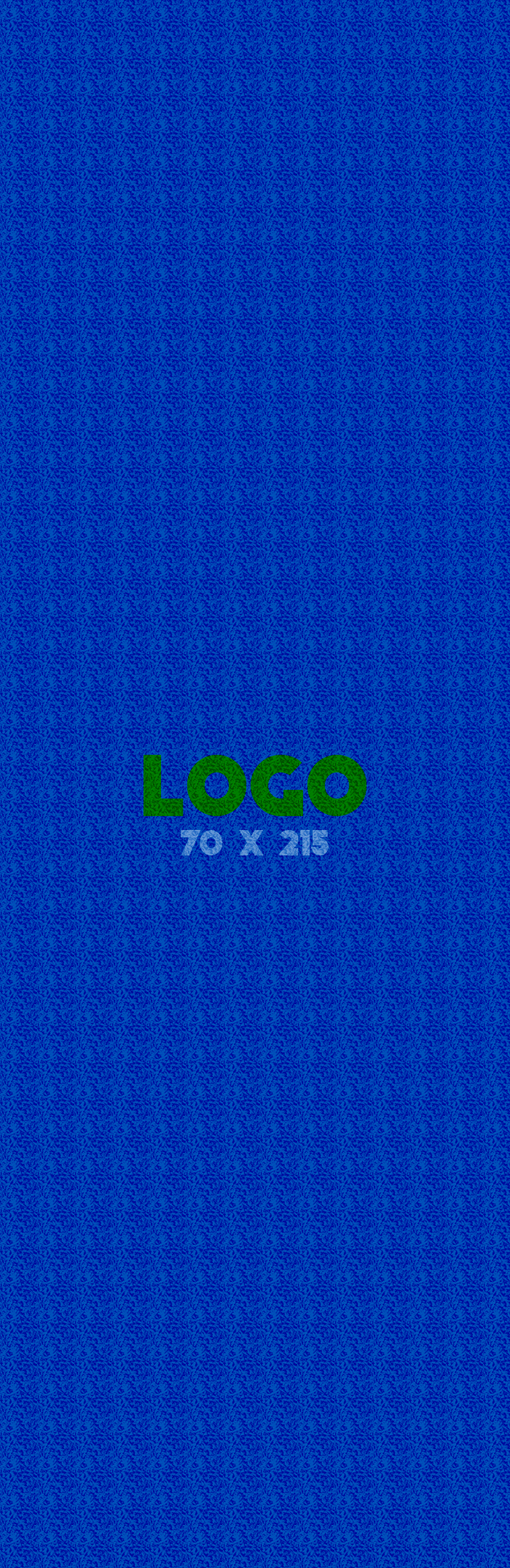 Logomat/deurmat indoor<br>70 x 215 cm zonder rand