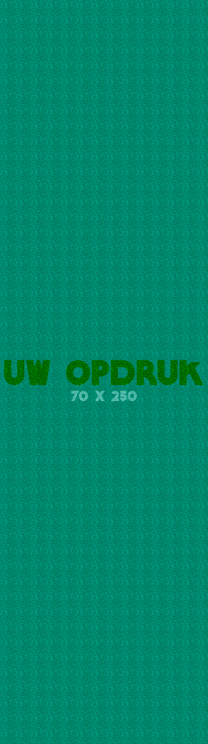 Logomat/deurmat indoor<br>70 x 250 cm zonder rand