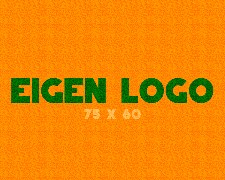 Logomat/deurmat indoor<br>75 x 60 cm zonder rand
