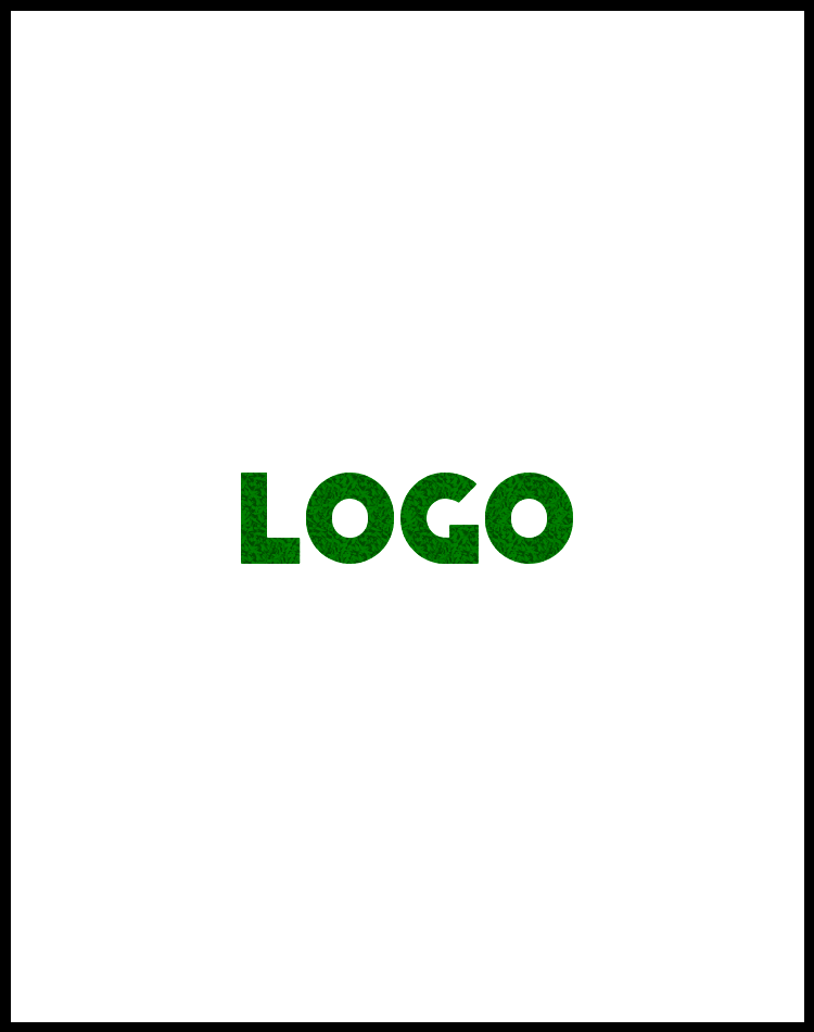 Logomat/deurmat indoor<br>75 x 95 cm met rand