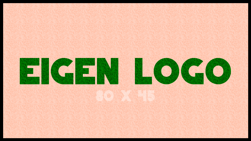 Logomat/deurmat indoor<br>80 x 45 cm met rand