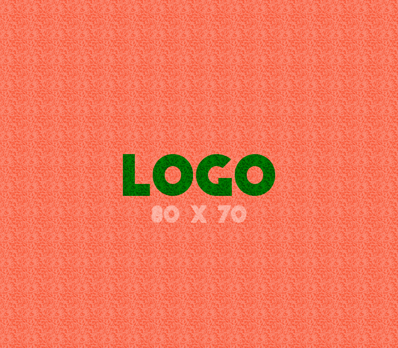 Logomat/deurmat indoor<br>80 x 70 cm zonder rand