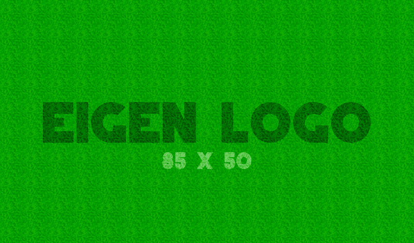 Logomat/deurmat indoor<br>85 x 50 cm zonder rand