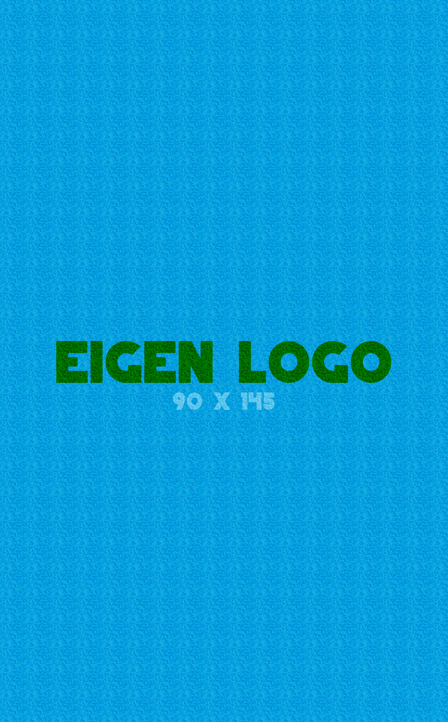 Logomat/deurmat indoor<br>90 x 145 cm zonder rand