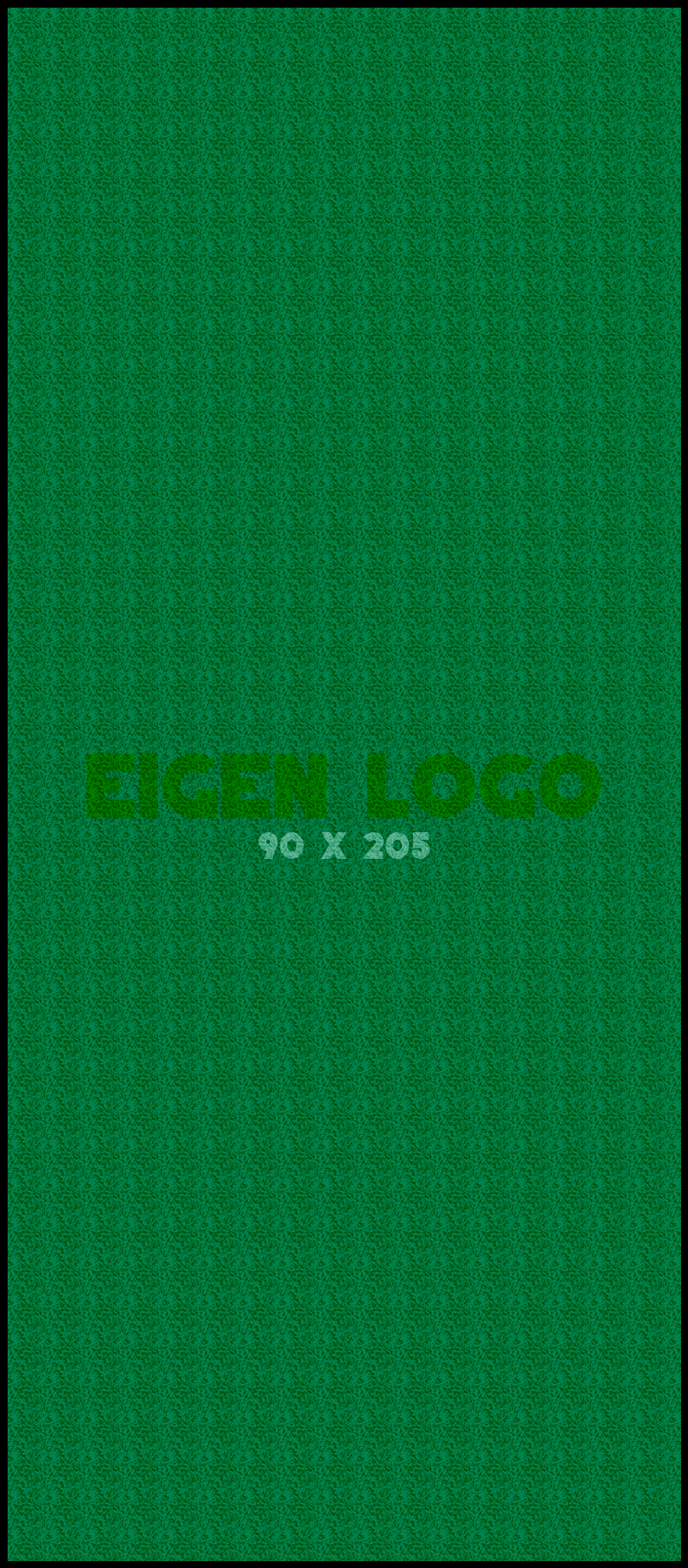 Logomat/deurmat indoor<br>90 x 205 cm met rand