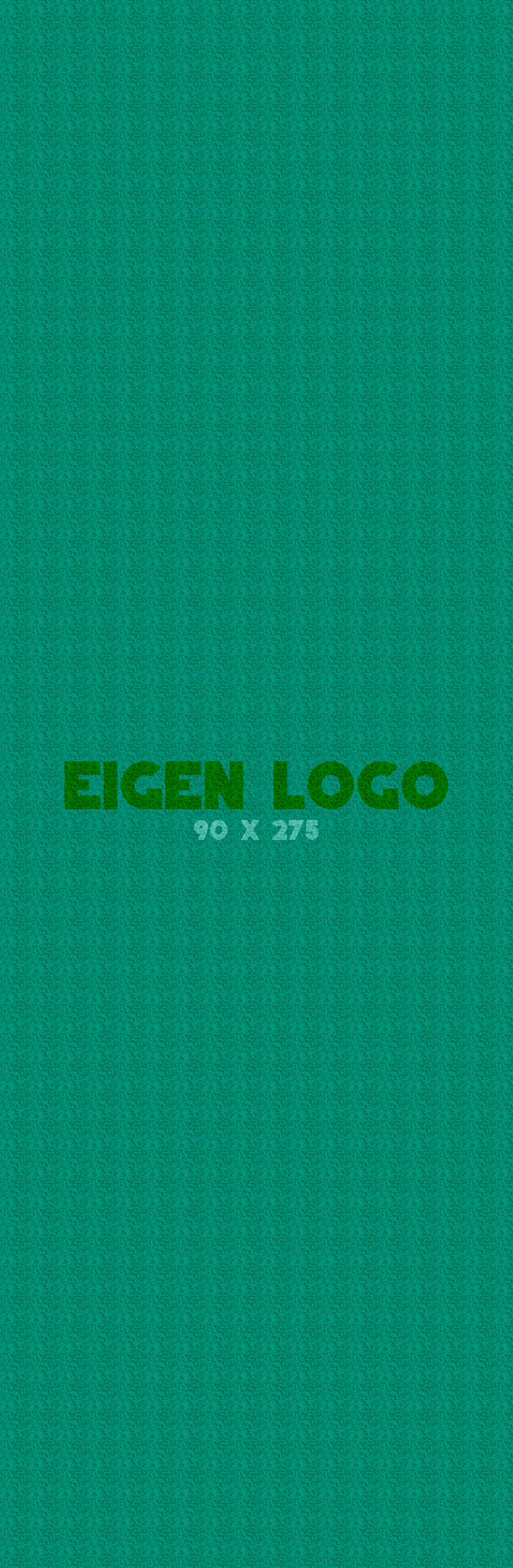Logomat/deurmat indoor<br>90 x 275 cm zonder rand