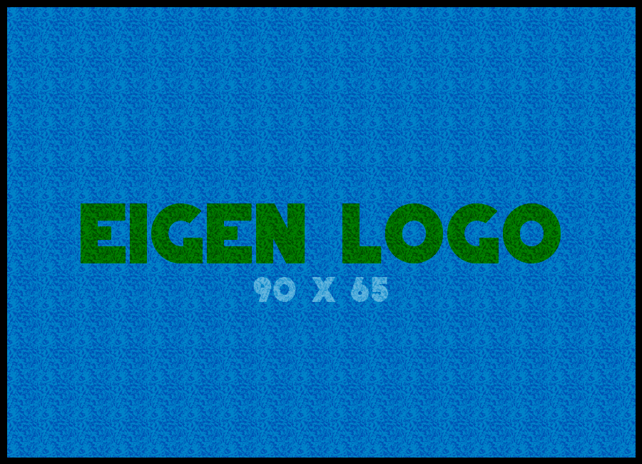 Logomat/deurmat indoor<br>90 x 65 cm met rand