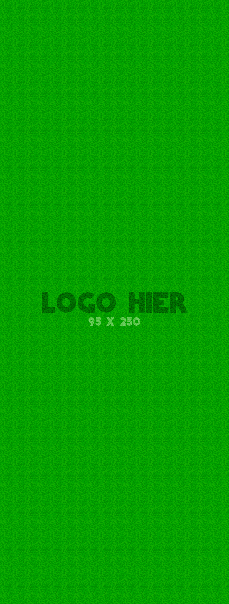 Logomat/deurmat indoor<br>95 x 250 cm zonder rand