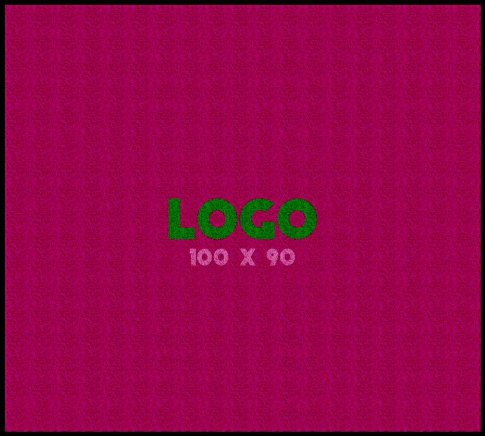 Logomat/deurmat outdoor<br>100 x 90 cm met rand