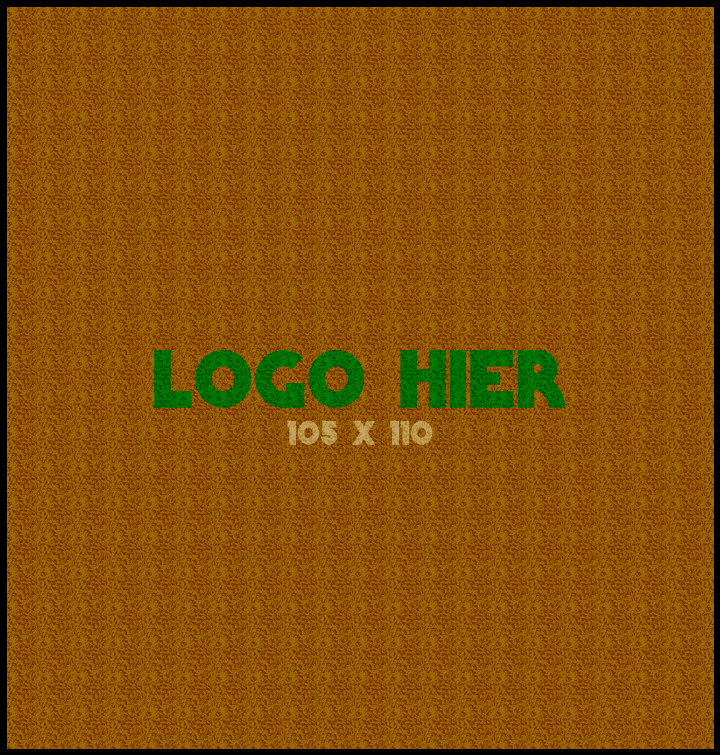 Logomat/deurmat outdoor<br>105 x 110 cm met rand