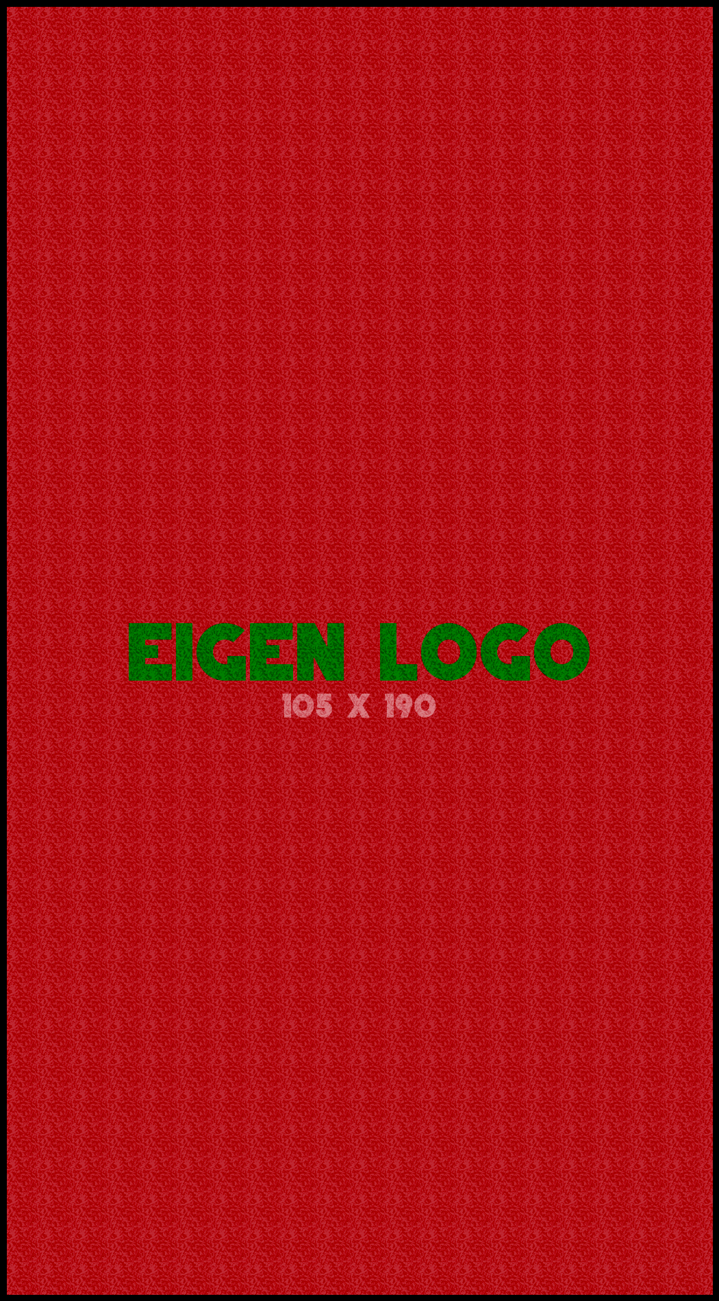 Logomat/deurmat outdoor<br>105 x 190 cm met rand