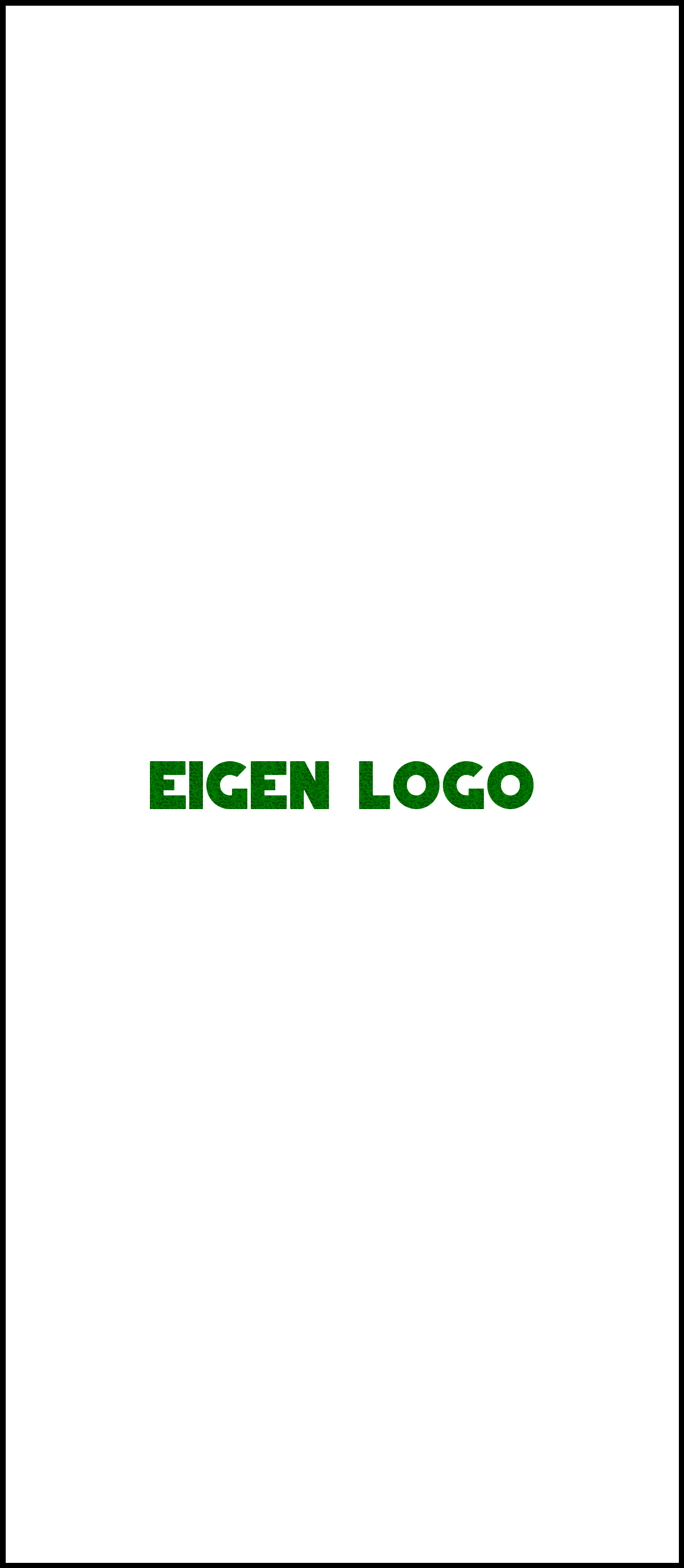 Logomat/deurmat outdoor<br>120 x 275 cm met rand