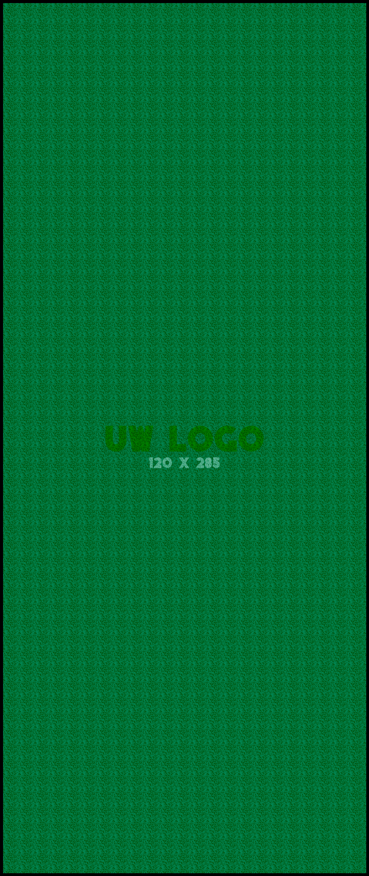 Logomat/deurmat outdoor<br>120 x 285 cm met rand