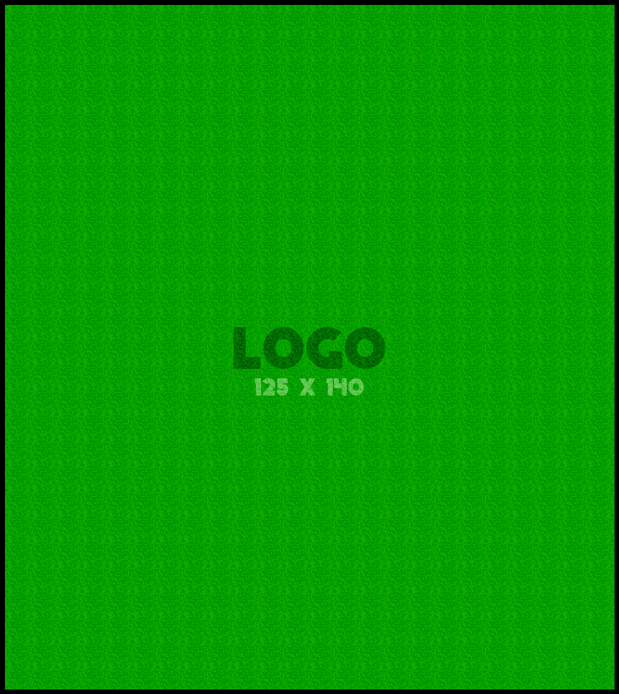 Logomat/deurmat outdoor<br>125 x 140 cm met rand