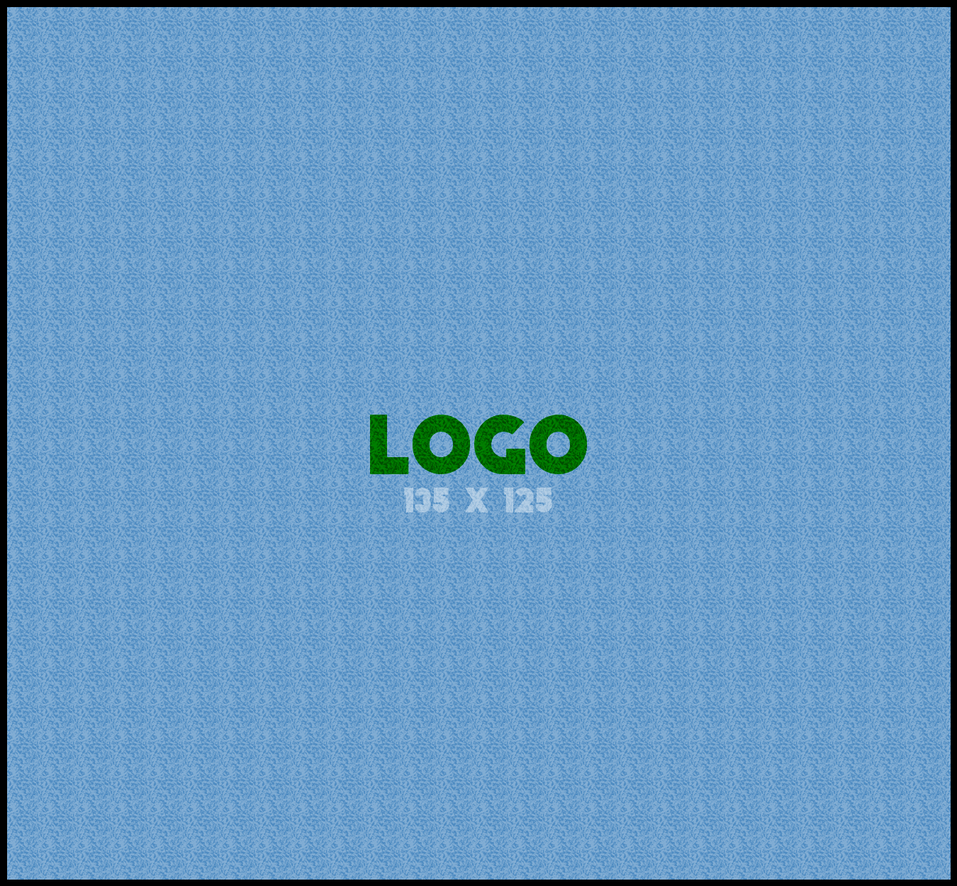Logomat/deurmat outdoor<br>135 x 125 cm met rand