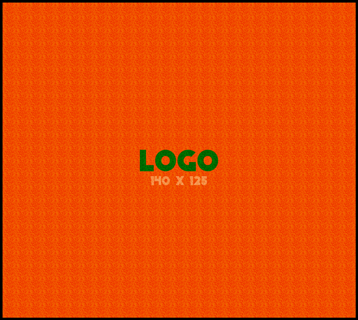 Logomat/deurmat outdoor<br>140 x 125 cm met rand
