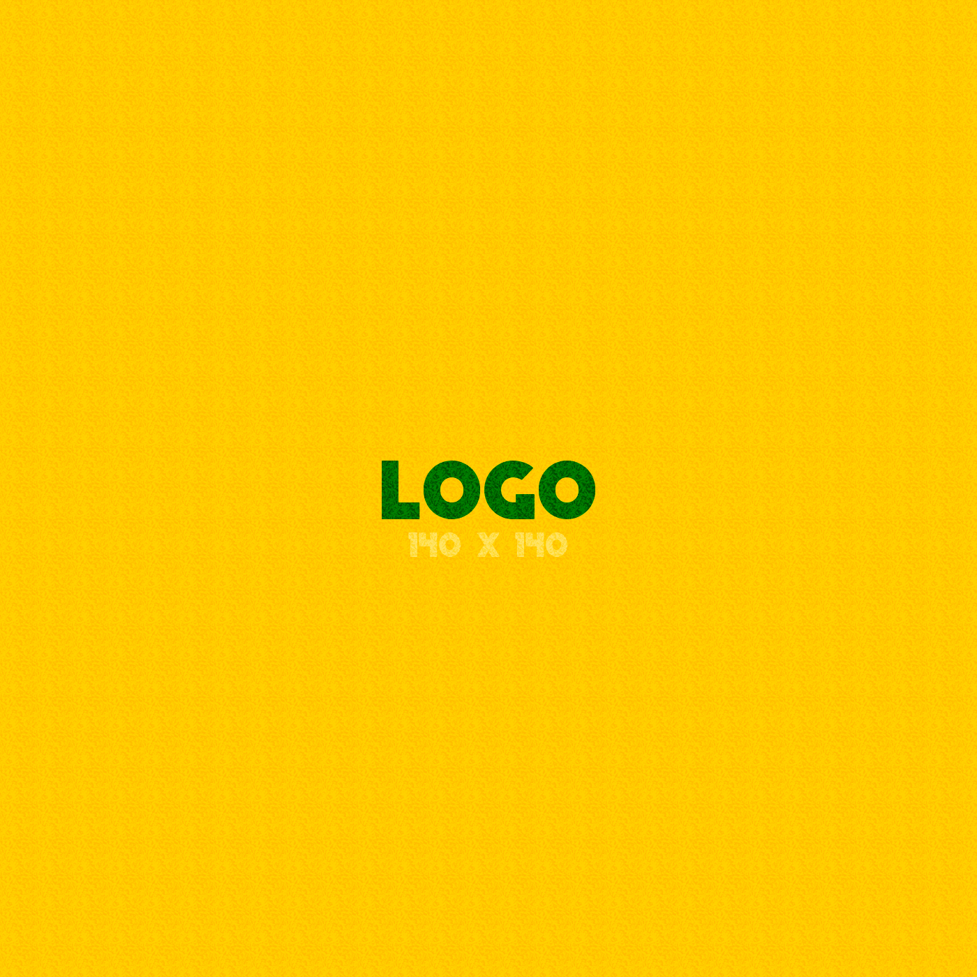 Logomat/deurmat outdoor<br>140 x 140 cm zonder rand