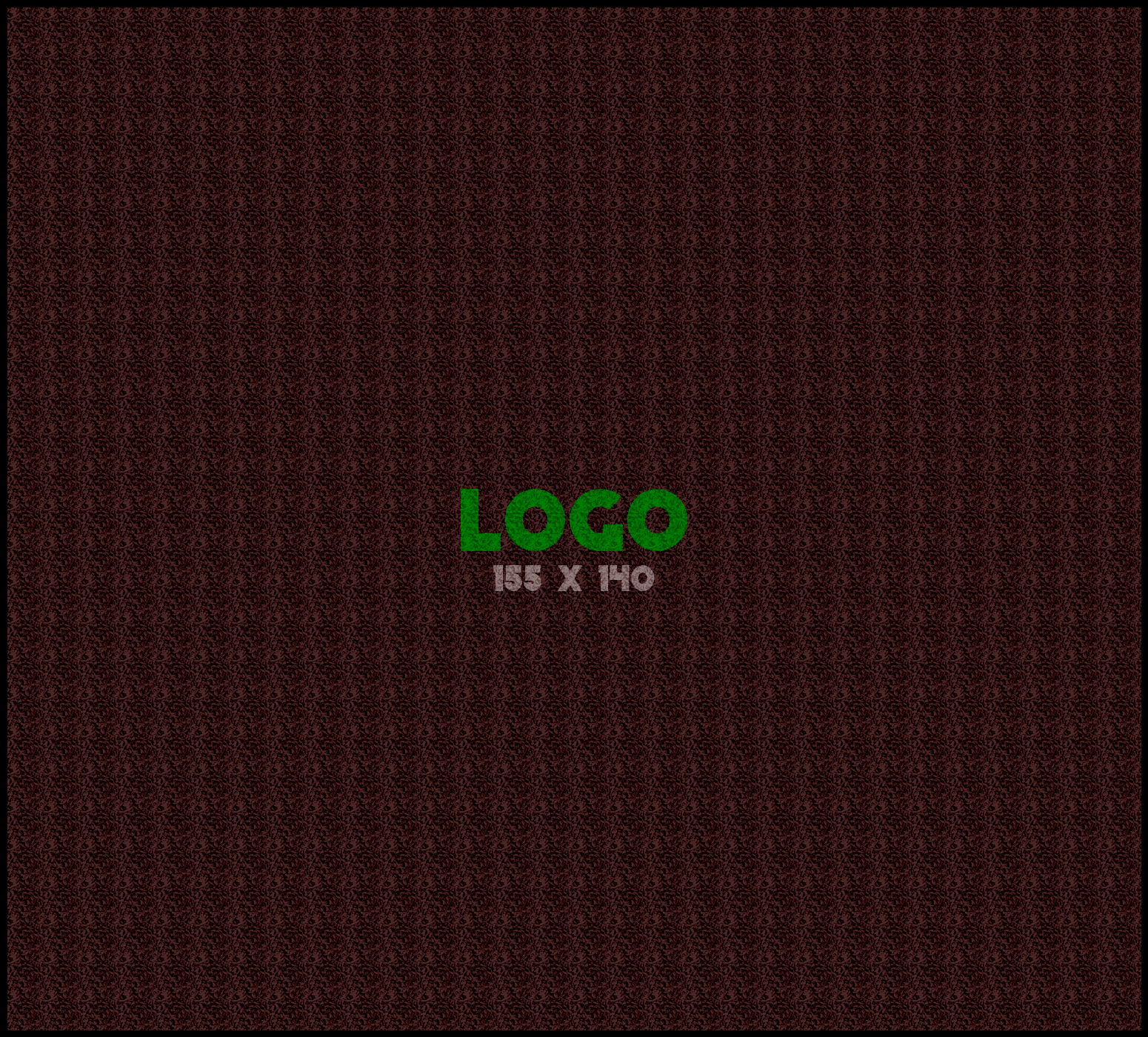 Logomat/deurmat outdoor<br>155 x 140 cm met rand