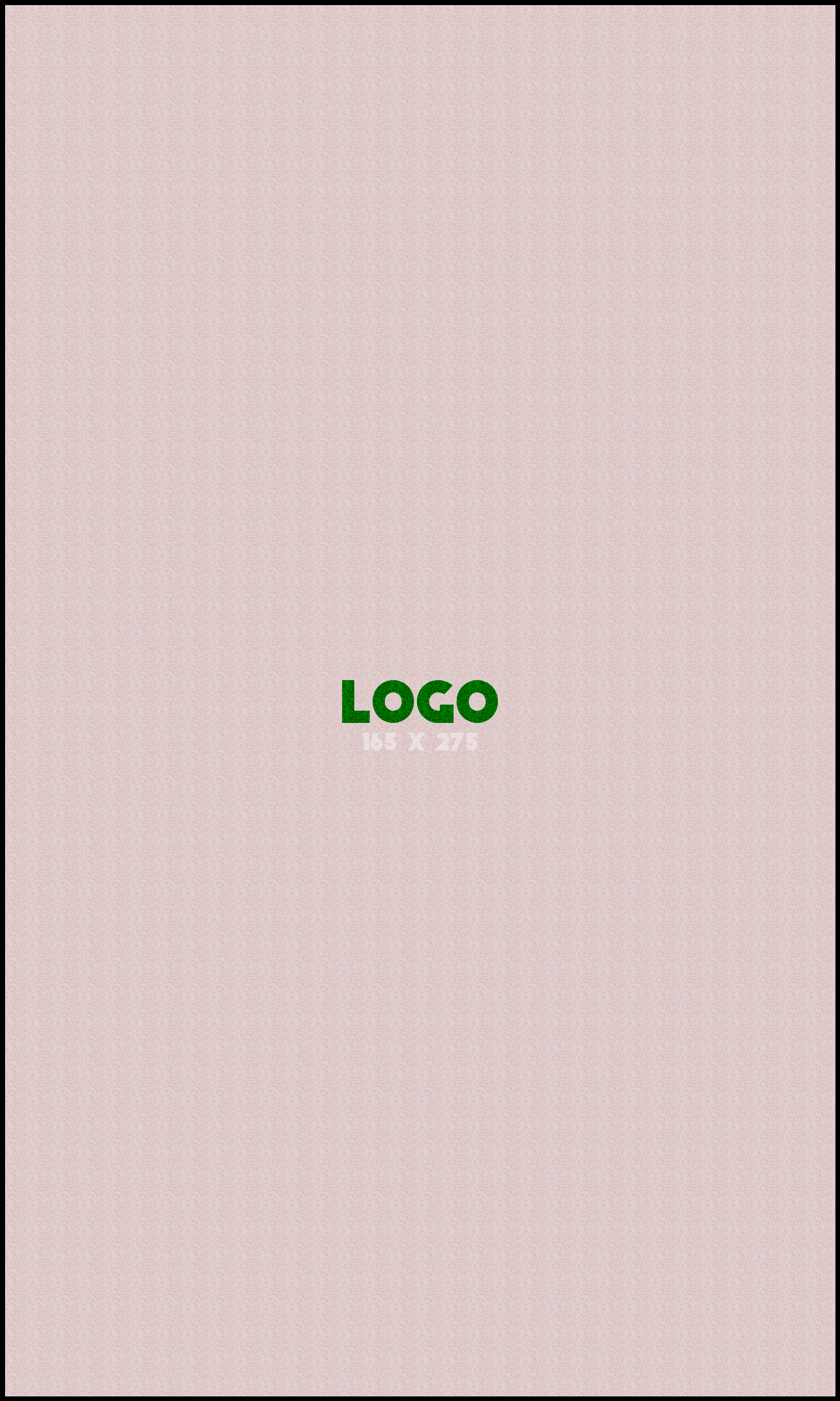 Logomat/deurmat outdoor<br>165 x 275 cm met rand